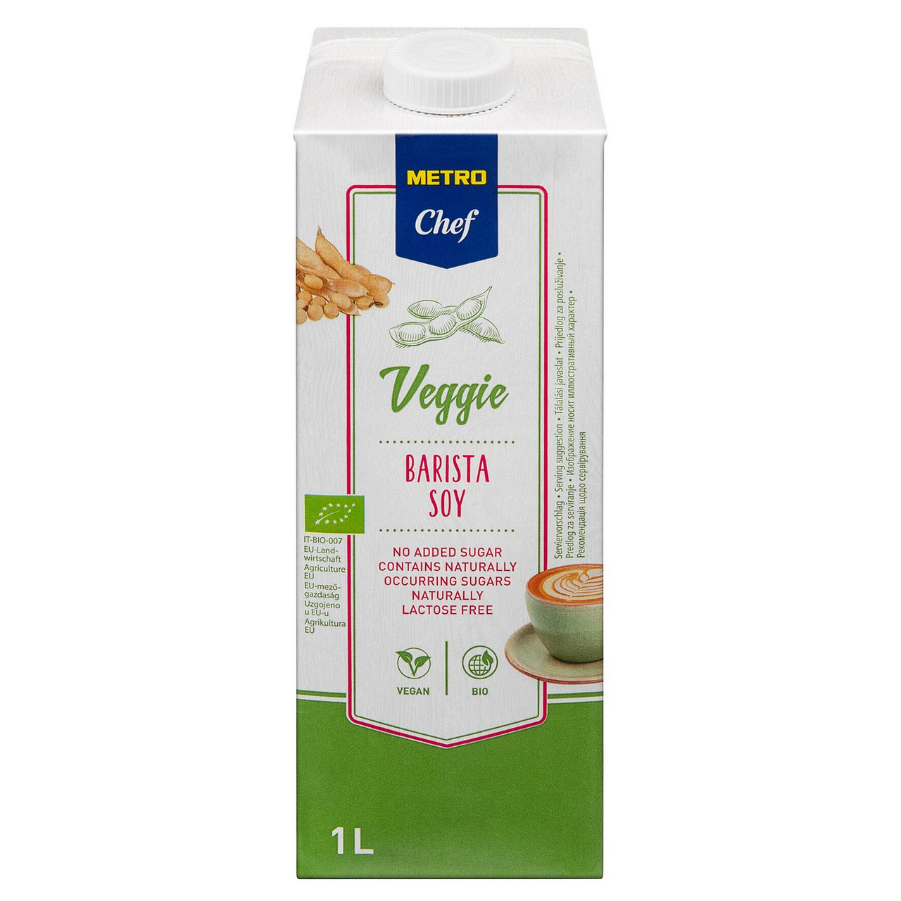 METRO Chef Boisson végétale soja Barista BIO 1 L