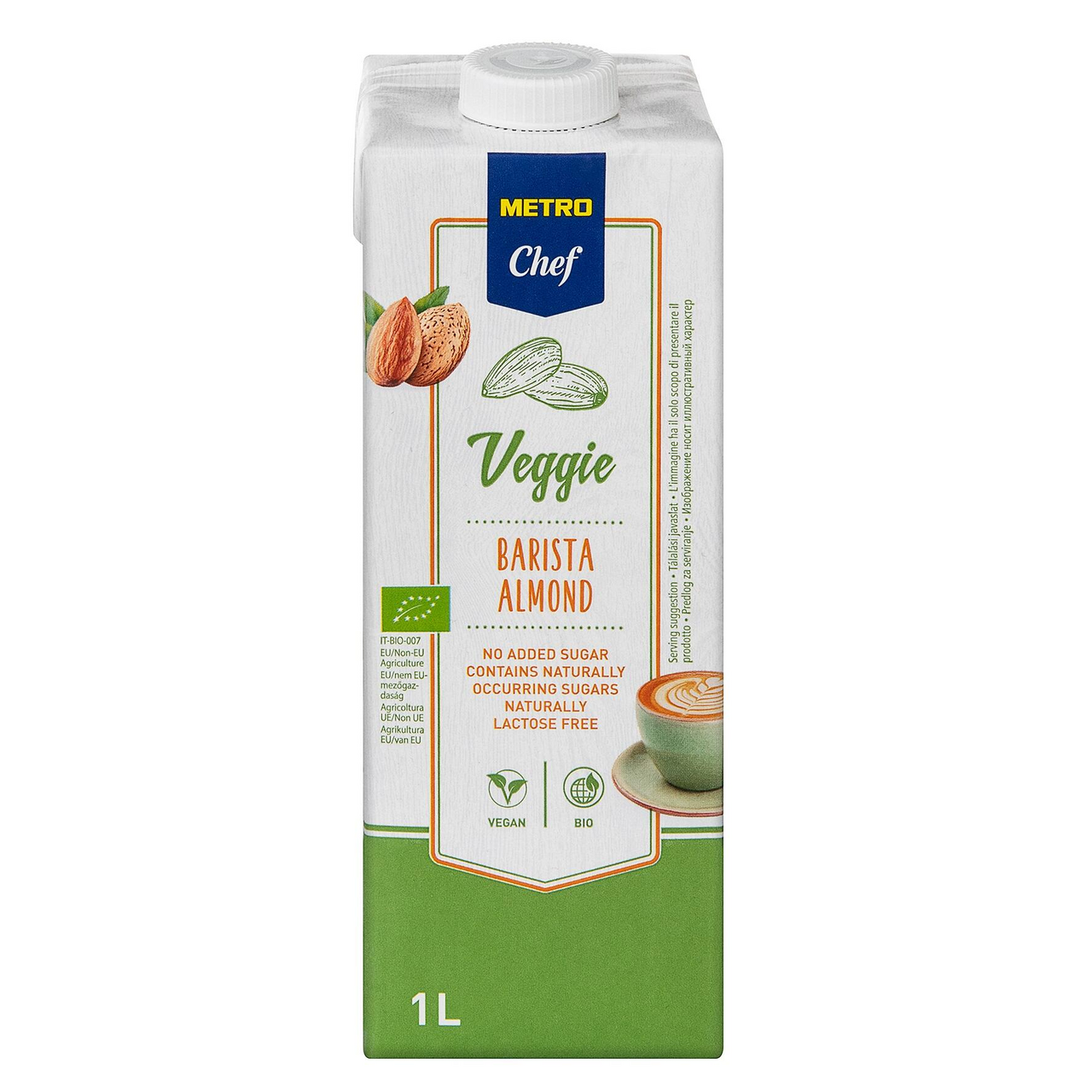 METRO Chef Boisson végétale amande Barista BIO 1 L
