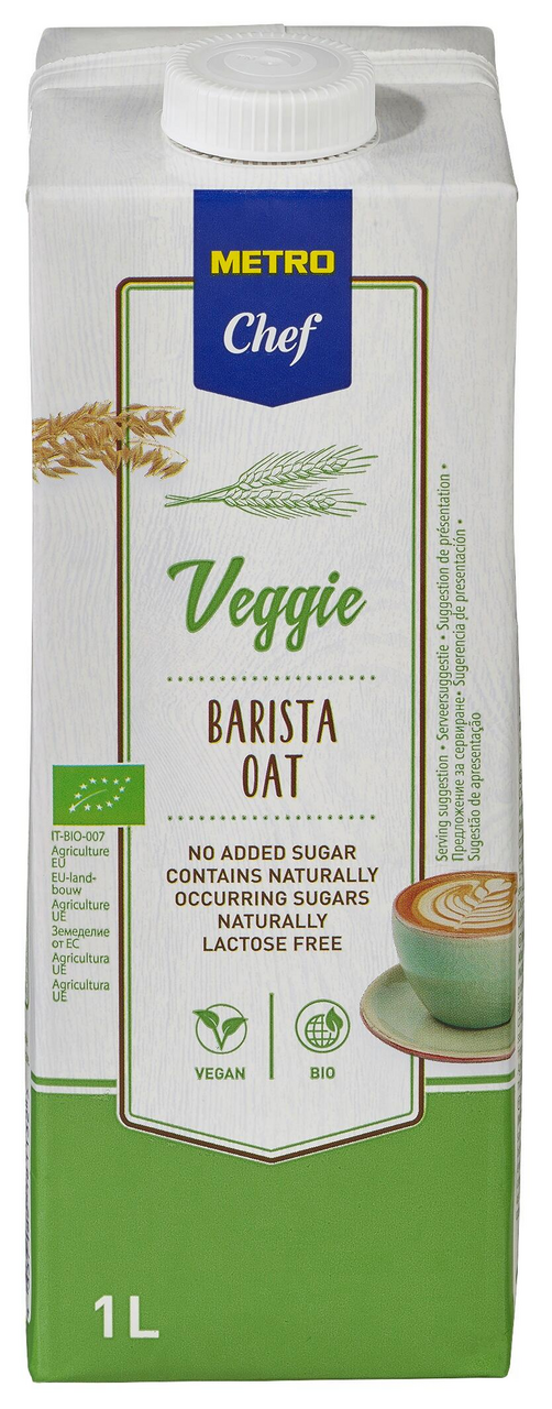 METRO Chef Boisson végétale avoine Barista BIO 1 L