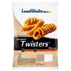 Lamb Weston Twisters avec peau 2.5 kg