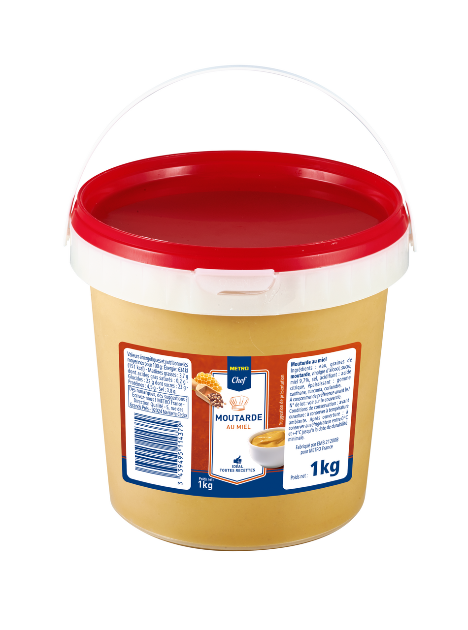 METRO Chef Moutarde au miel seau 1 kg