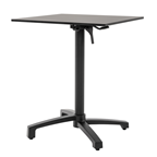 METRO PROFESSIONAL Table Massini noire 60 x 60 cm