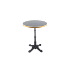 METRO PROFESSIONAL Table Gloria cerclée Ø 60