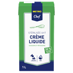 METRO Chef Crème liquide UHT 35% MG 1 L