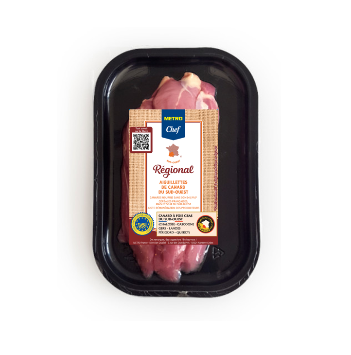 METRO Chef Aiguillettes de canard IGP du Sud-Ouest sous-vide