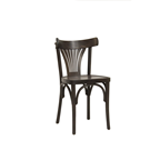 METRO PROFESSIONAL Chaise lyra noyer x 2