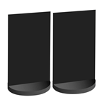 Etiq Etal Chevalet de table black x 2