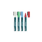 METRO PROFESSIONAL Feutre craie x 4 couleurs assorties 1-2 mm