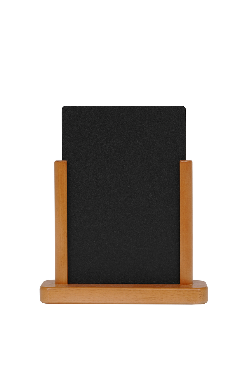 METRO PROFESSIONAL Chevalet de table A4 couleur teck MPTCB02