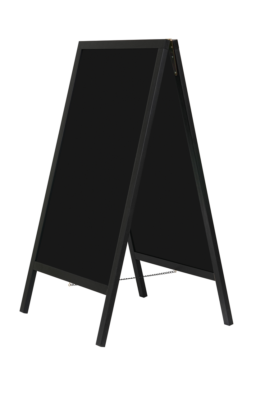 METRO PROFESSIONAL Chevalet de trottoir noir GM MPPCB03