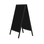 METRO PROFESSIONAL Chevalet de trottoir noir GM MPPCB03
