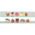 Nordia fève en porcelaine forme entremets x 100