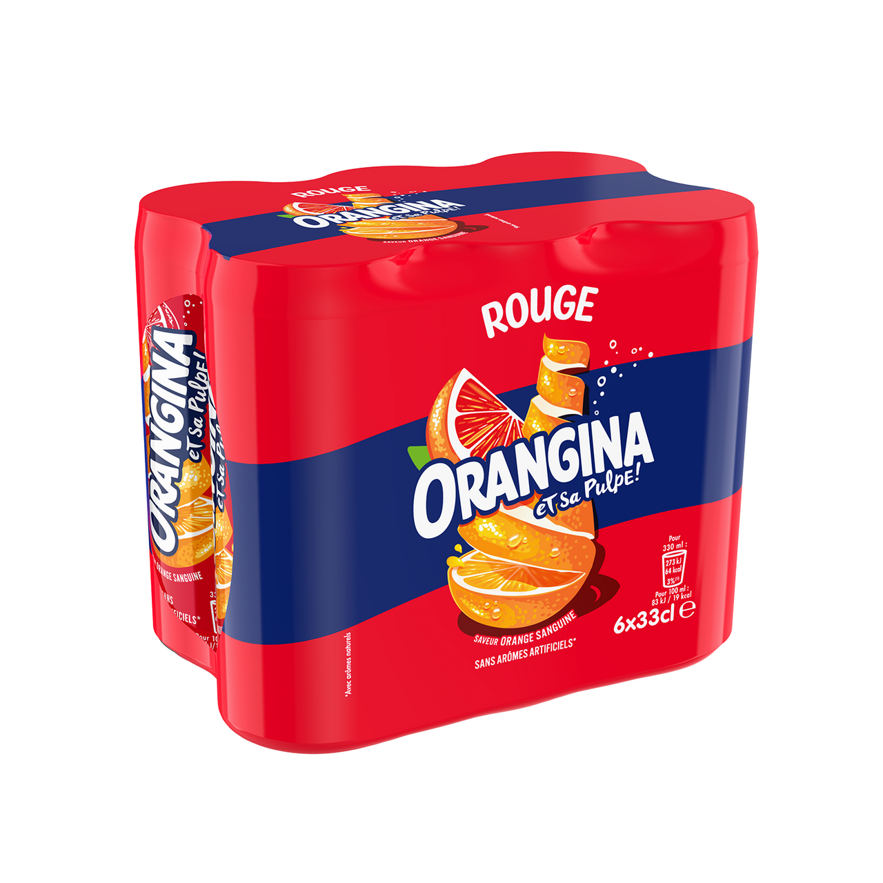 Orangina rouge boîte slim 6 x 33 cl