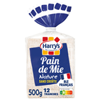 Harrys Pain de mie sans croute 12 tranches 500g