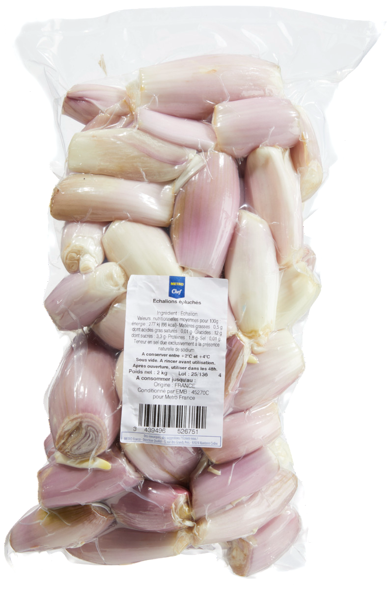 METRO Chef Échalions épluchés France 2 kg