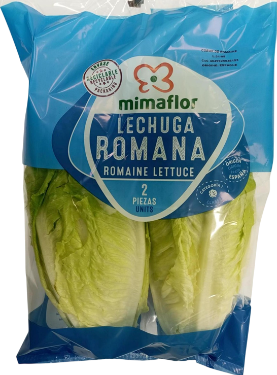 Salade coeur de romaine catégorie 1 Espagne barquette 500 g