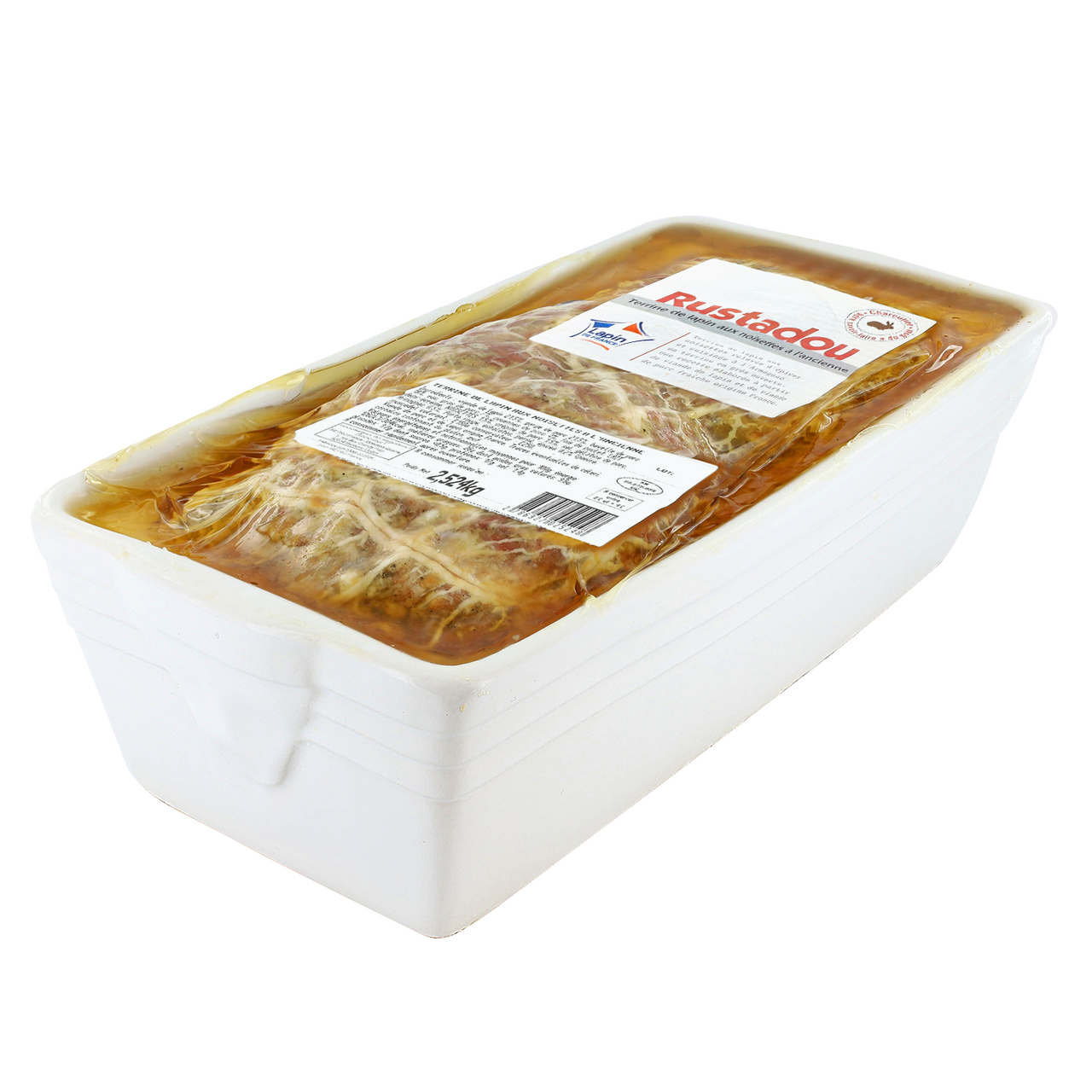 Rustadou Terrine de lapin aux noisettes à l'ancienne 