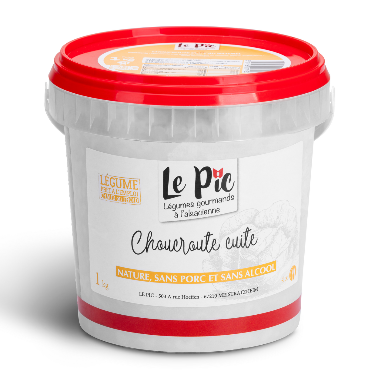 Le Pic Choucroute cuite nature 1 Kg
