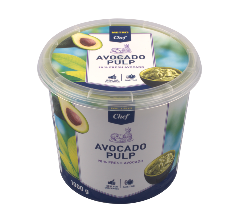METRO Chef Pulpe d'avocat frais 1Kg