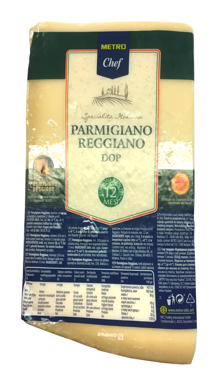 METRO Chef Parmigiano Reggiano AOP 12 mois 1 kg