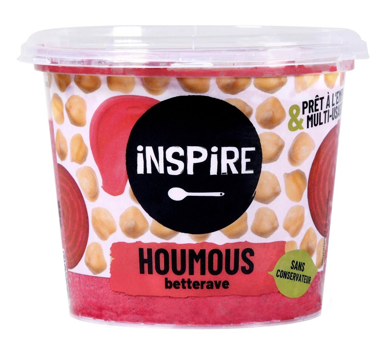 INSPIRE Houmous betterave et agrumes 500 g Labeyrie Restauration