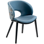 SACOM MOBILIER Fauteuil Bridge Serena velours