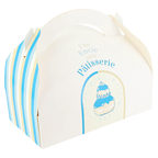 METRO PROFESSIONAL Boîte pâtissière colorée avec poignée 17 x 15,5 cm 50 boîtes