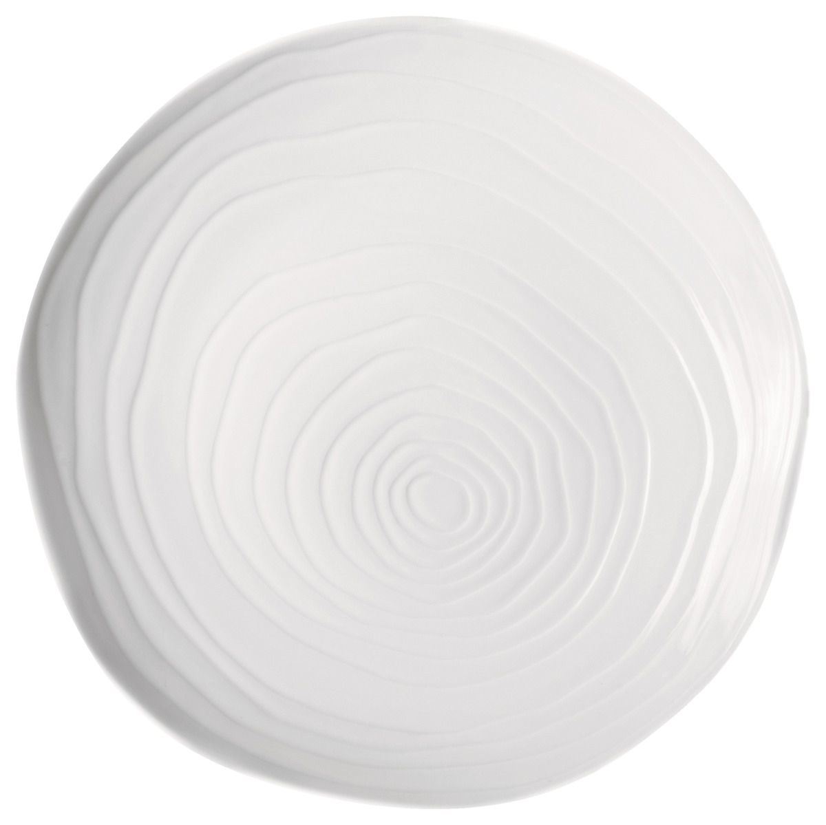 Assiette plate ronde Teck blanc 28 cm Pillivuyt