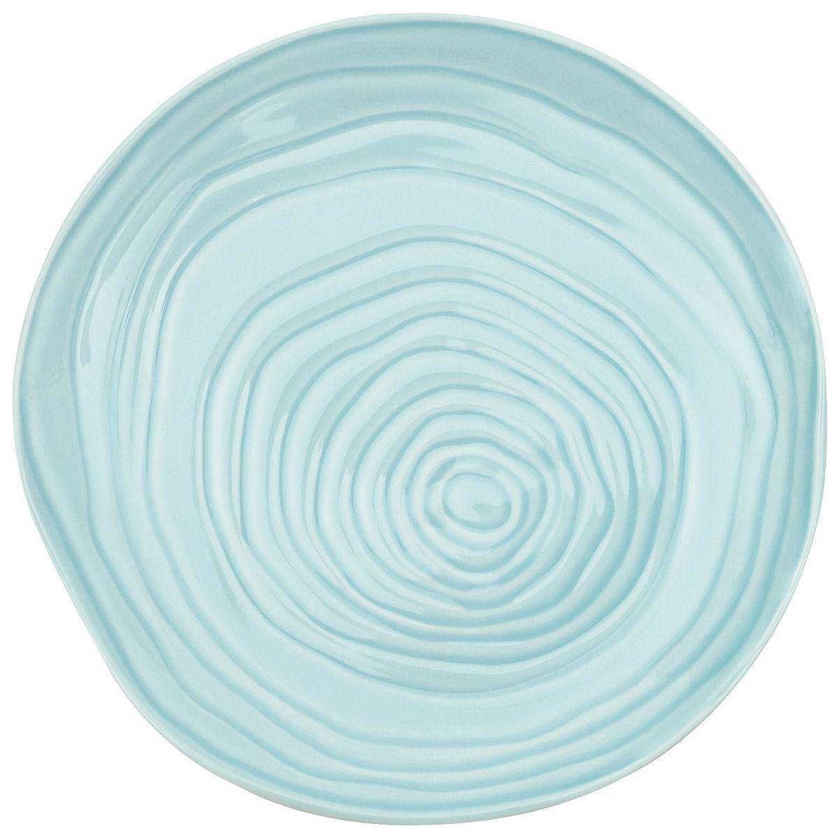 Assiette plate ronde Teck bleu 28 cm Pillivuyt