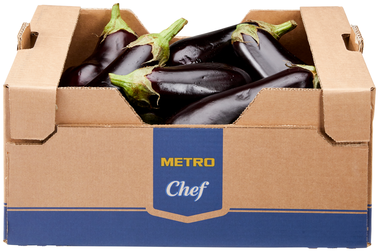 METRO Chef Aubergine calibre 300/400 g catégorie 1 France 5 kg 
