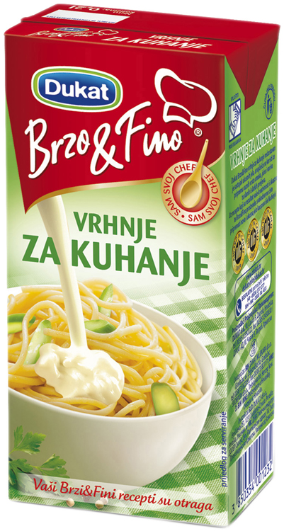 Dukat Brzo & Fino vrhnje za kuhanje 1kg