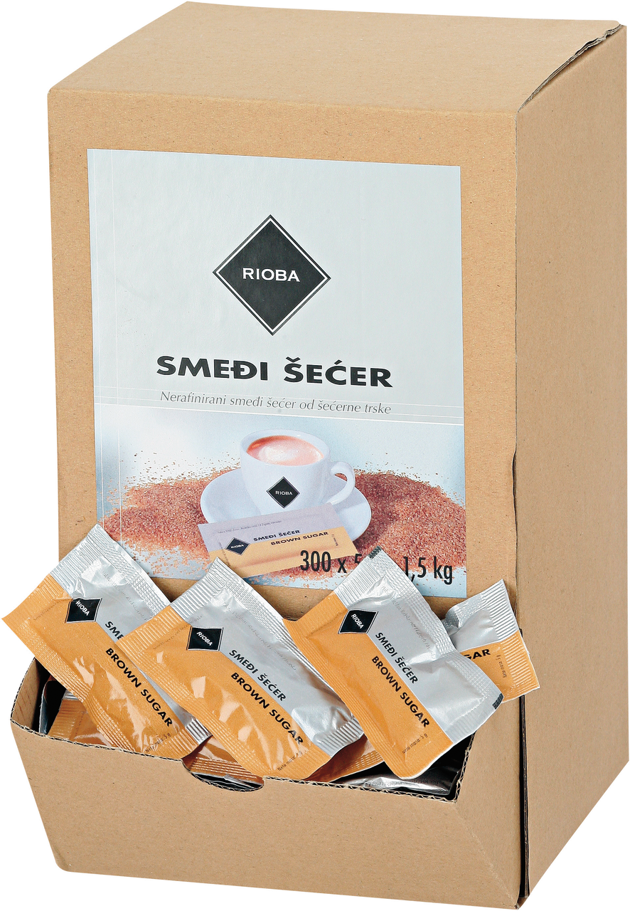 RIOBA Šećer smeđi 300x5g
