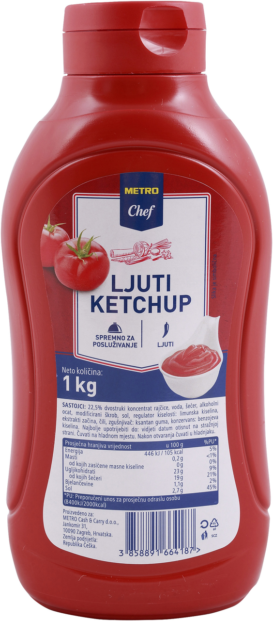 METRO Chef Ketchup ljuti 1000g