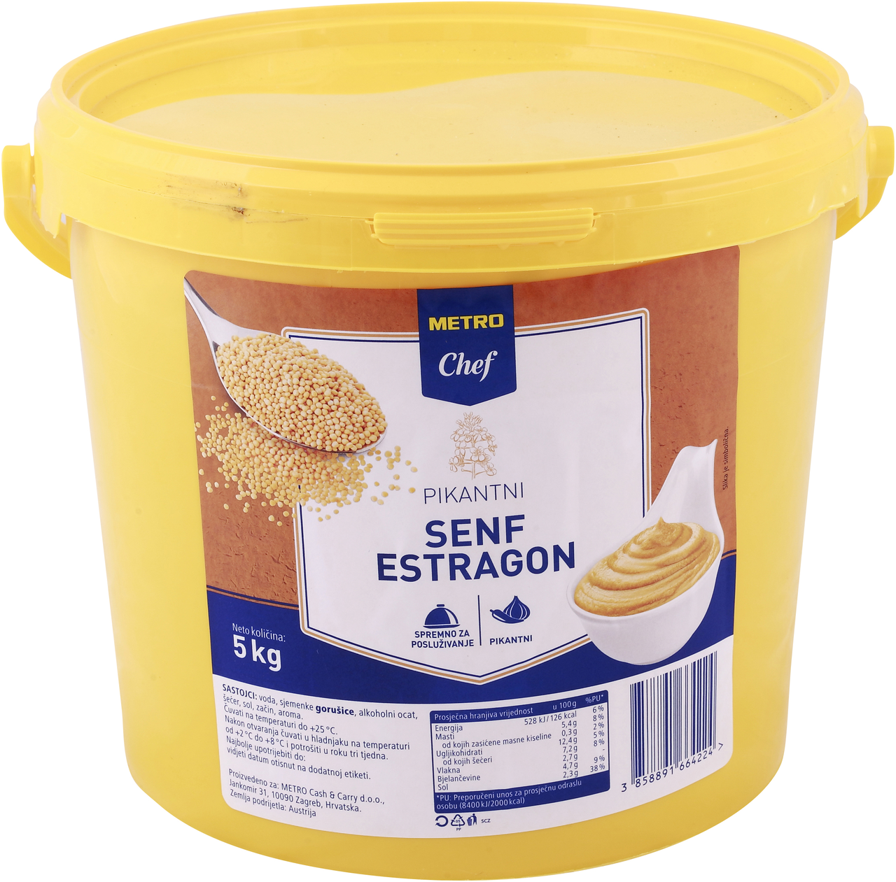 METRO Chef Senf estragon 5kg