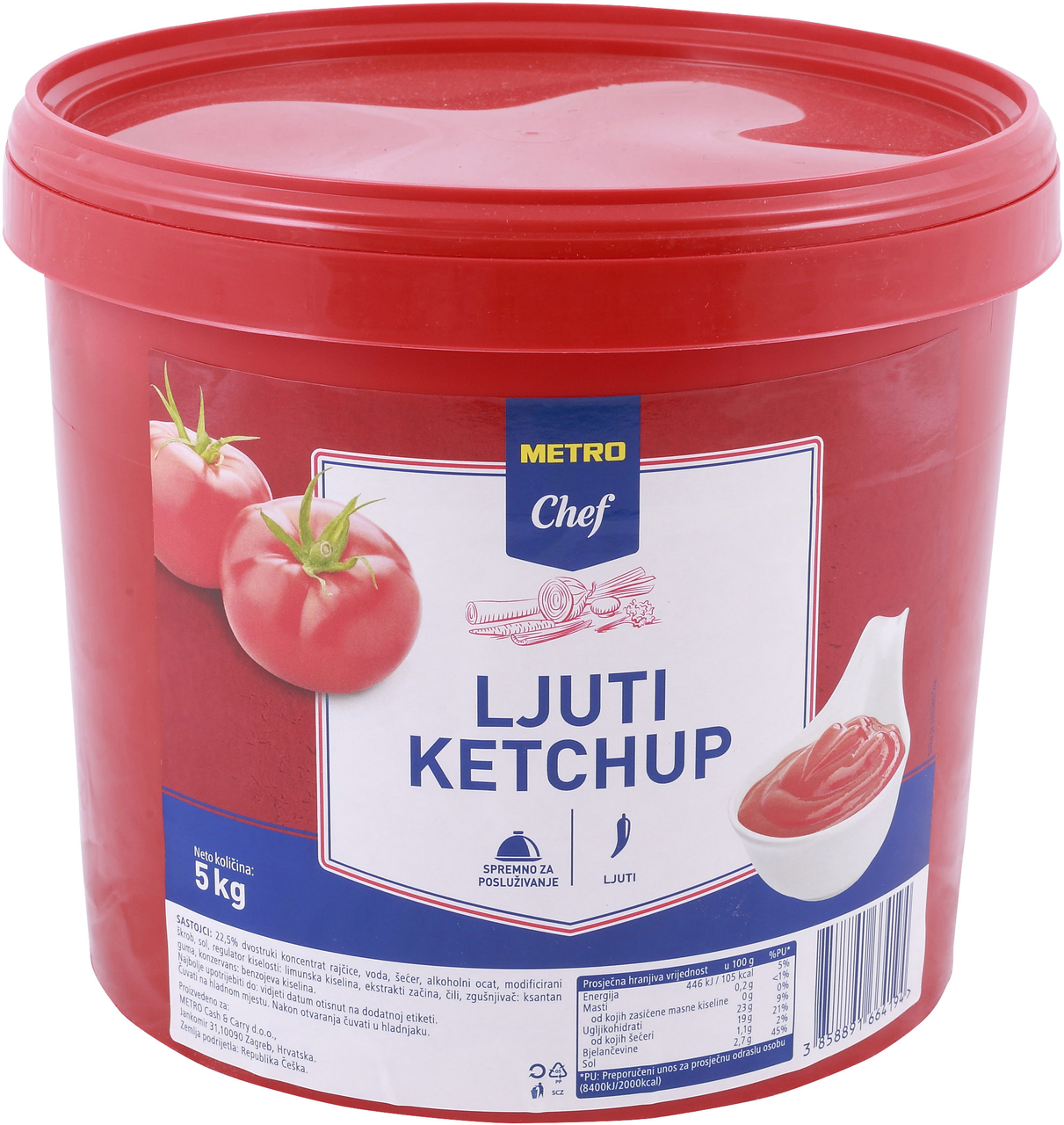 METRO Chef Ketchup ljuti 5kg