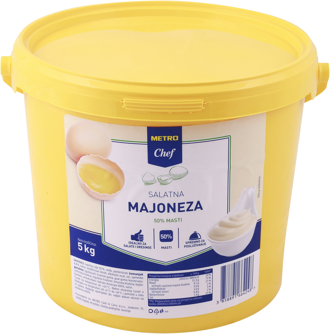 METRO Chef Majoneza 50% masnoće 5kg