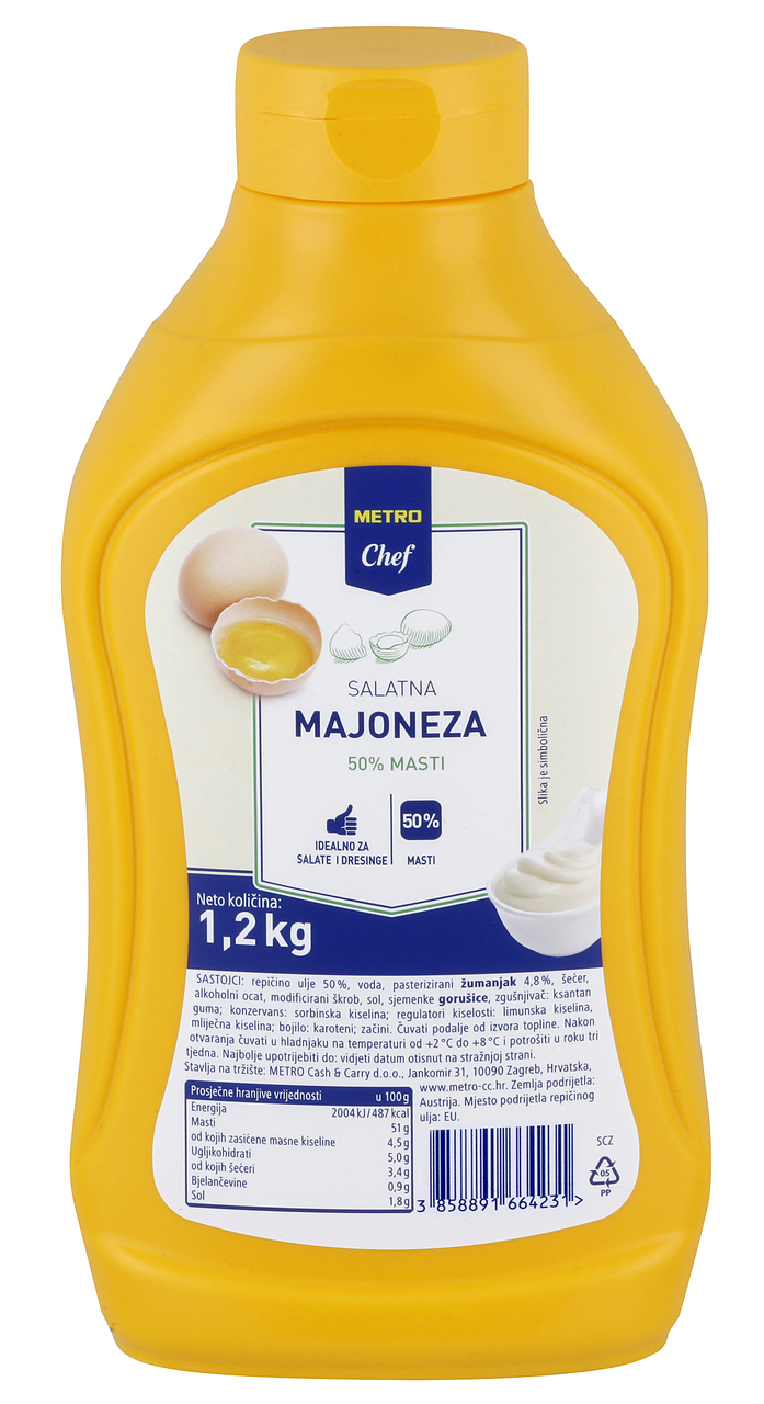 METRO Chef Salatna majoneza 50% masnoće 1,2kg