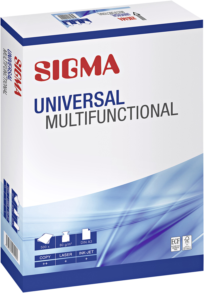 SIGMA Fotokopirni papir universal a3 80g 100/1