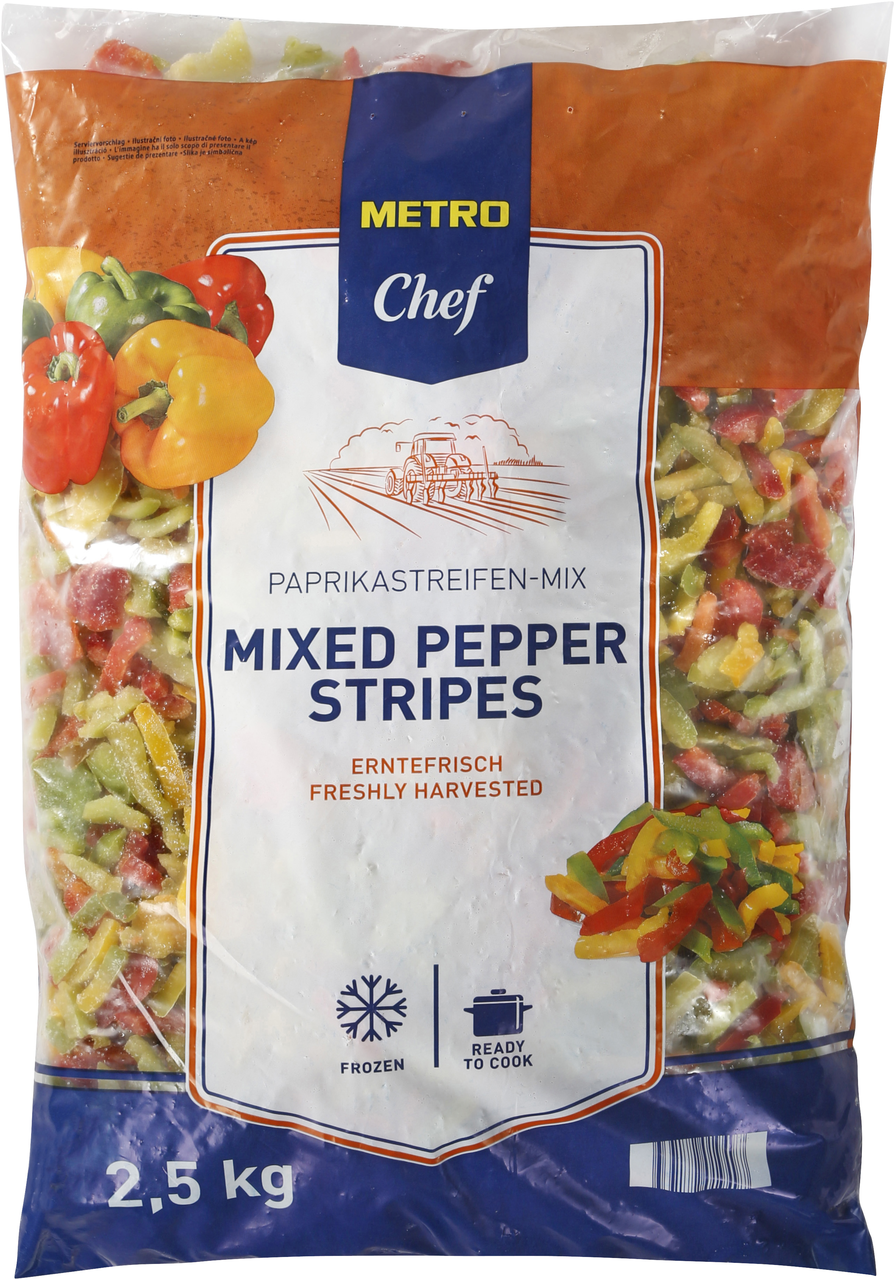 METRO Chef Paprika mix smrznuto 2,5kg