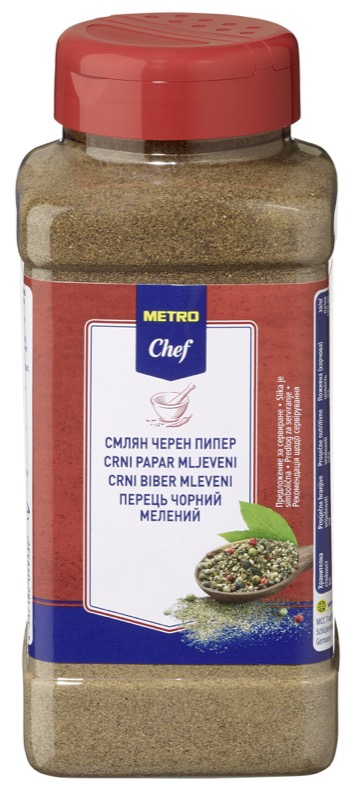 METRO Chef Papar crni mljeveni 520g