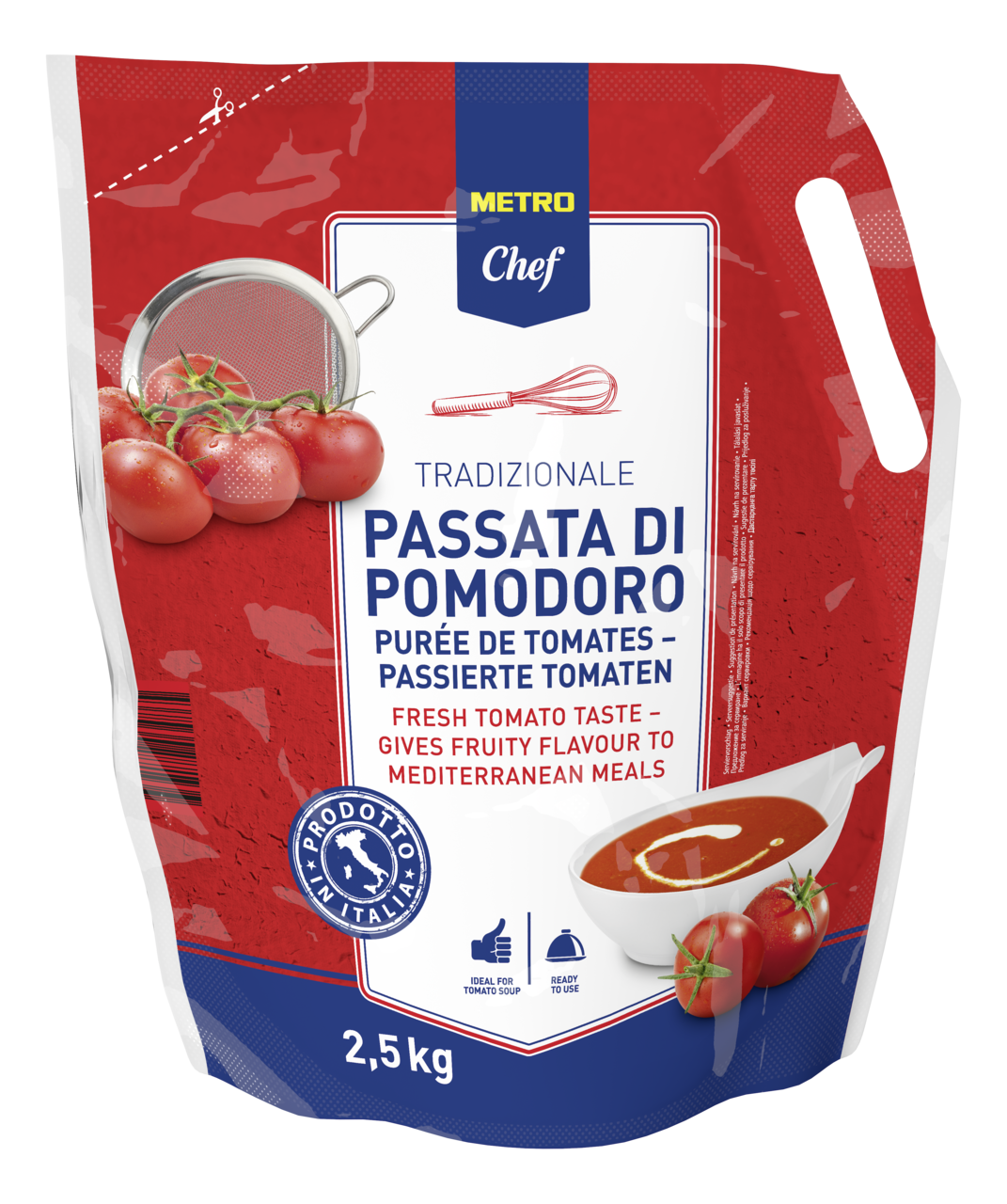 METRO Chef Rajčica pasirana vrećica 2500g