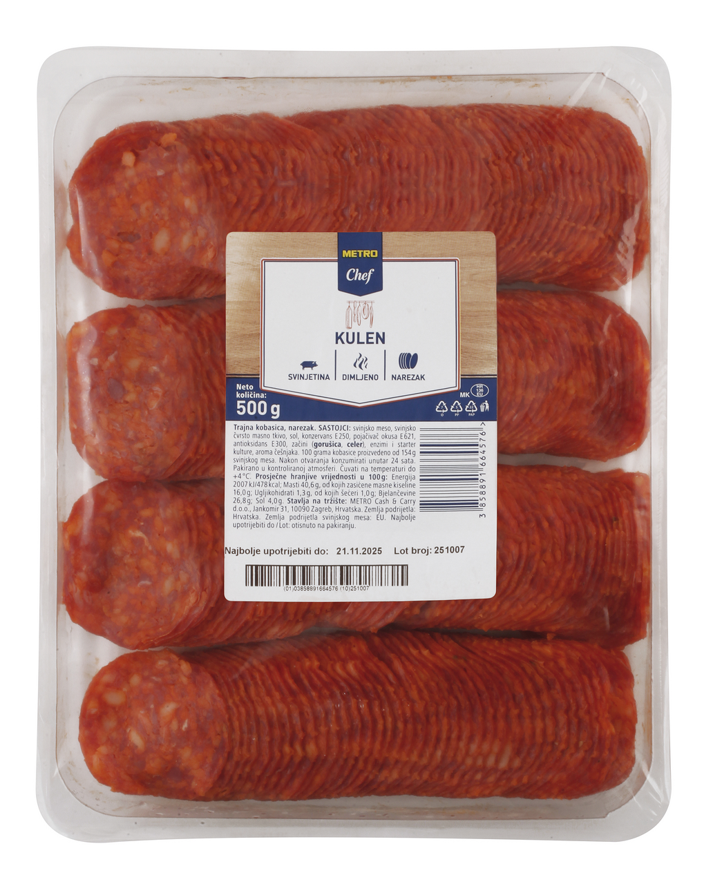 METRO Chef Kulen narezak 500g