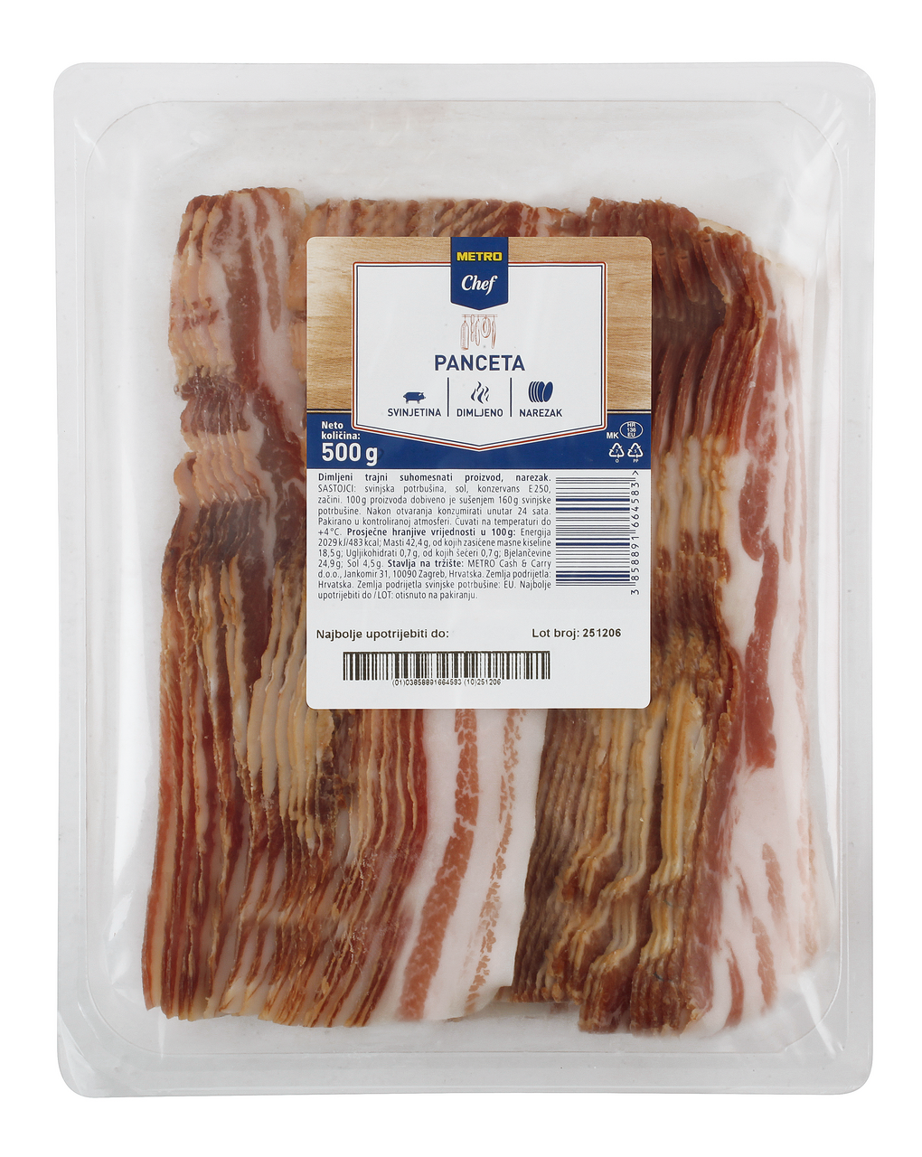 METRO Chef Panceta naresci 500g