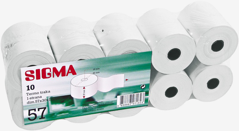 SIGMA Termo rola 80 mm x 80 m 10/1