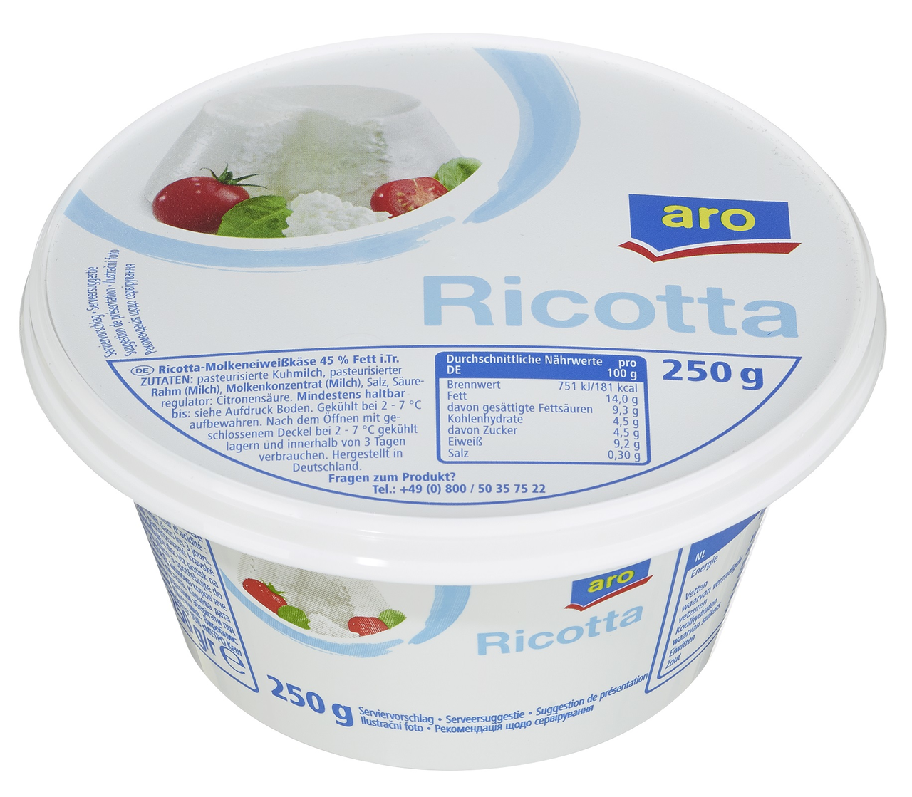 aro Sir ricotta 250g
