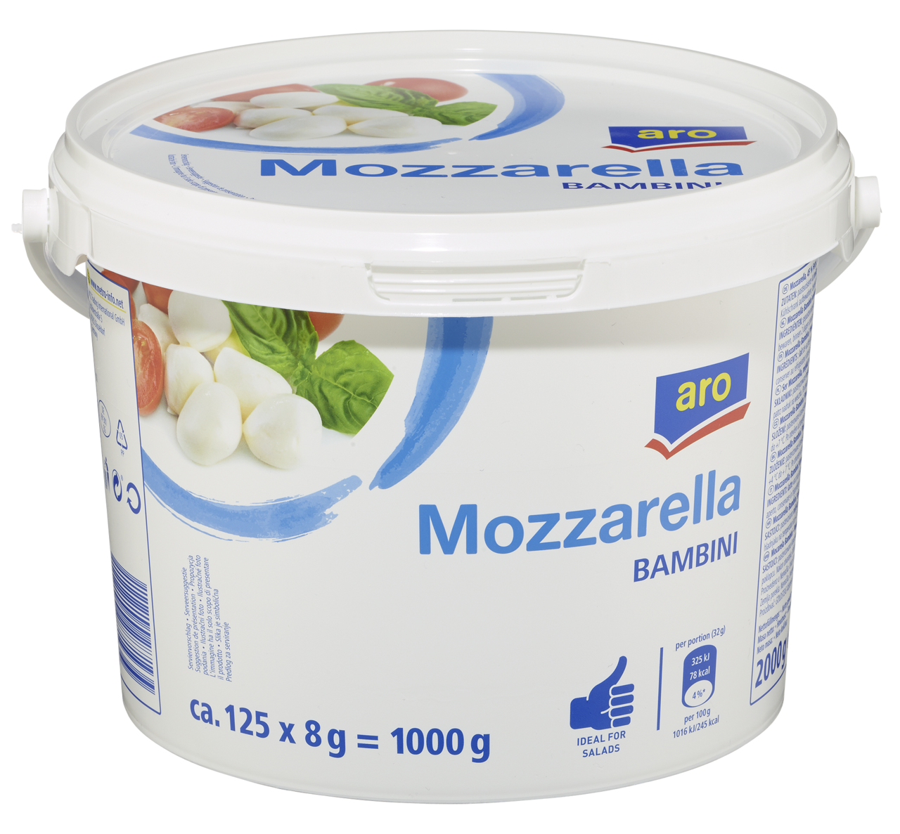 aro Sir mozzarella bambini 1kg