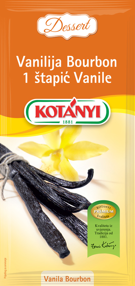 KOTANYI Vanilija bourbon 1 štapić 3g 