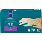 METRO PROFESSIONAL Latex rukavice puderirane bijele veličine l 100/1
