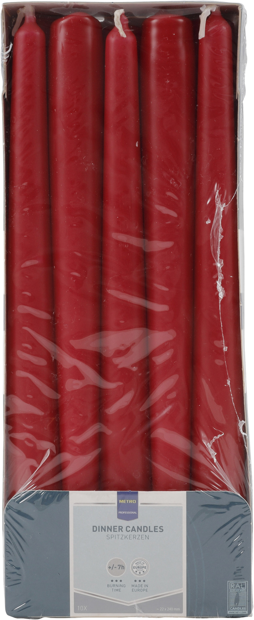 METRO PROFESSIONAL Svijeća 240x22 bordo 10/1
