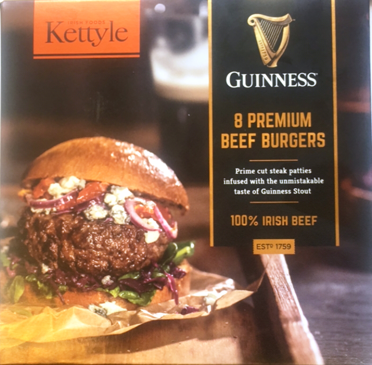 Guiness burger smrznuto 8x150g